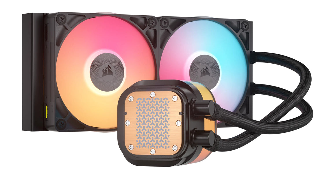 Corsair iCUE LINK TITAN 240 RX LCD Processor All-in-one liquid cooler 12 cm Black - image 8