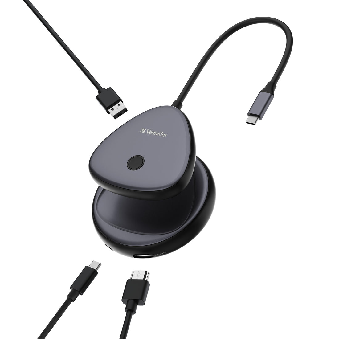 Verbatim Share My Screen USB-C Wireless Display Adapter 4K with Hub WDA-02 - image 4