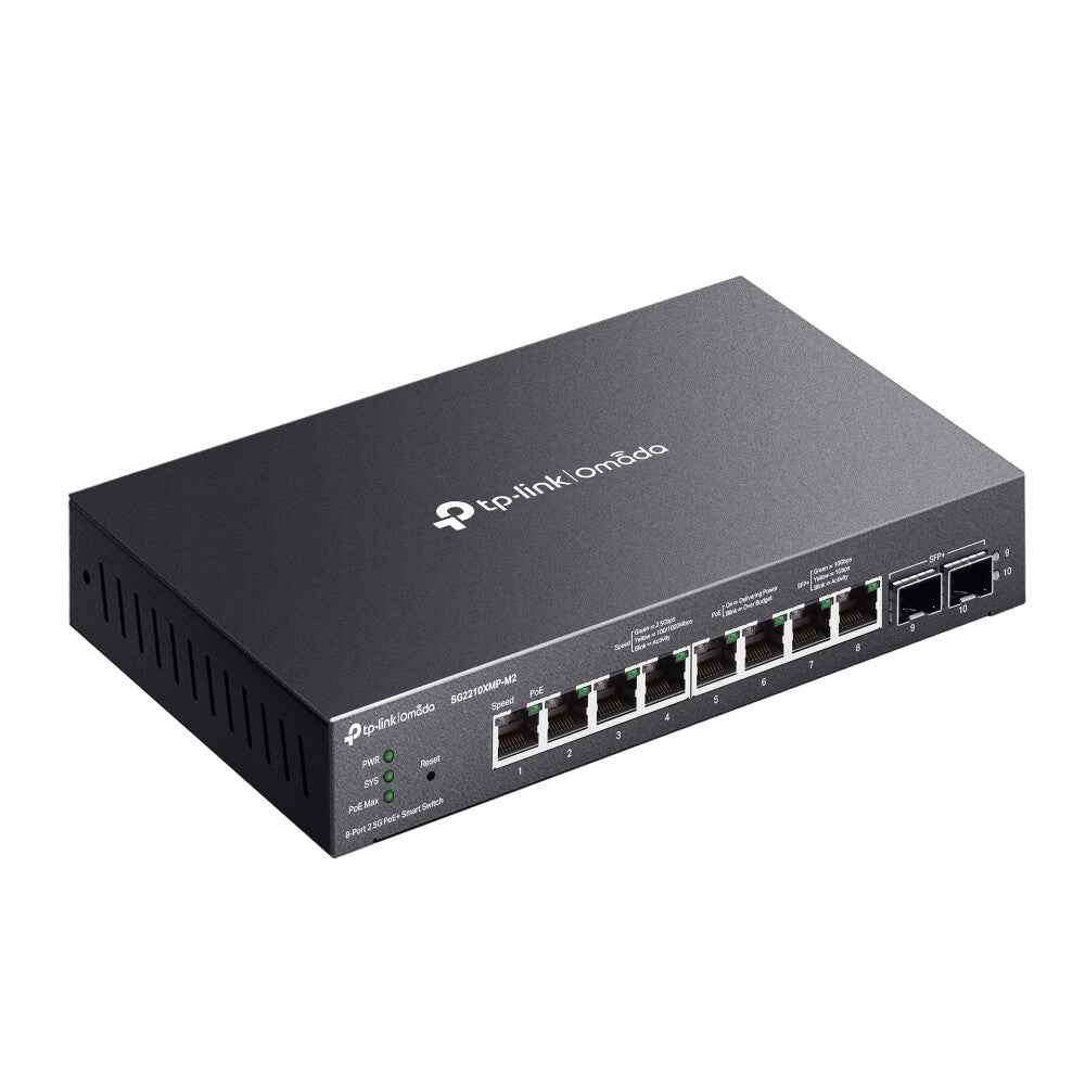 TP-Link Omada 8-Port 2.5GBASE-T and 2-Port 10GE SFP+ Smart Switch with 8-Port PoE+ - image 3