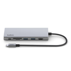 Belkin INC009BTSGY laptop dock/port replicator USB Type-C Silver