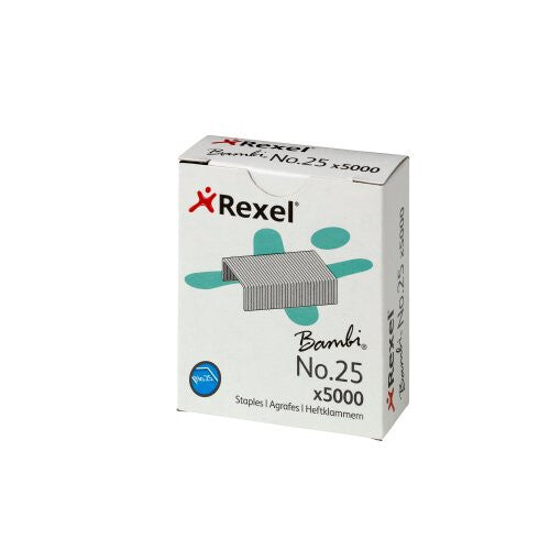 Rexel No. 25 (6/4) Staples (5000) - image 2