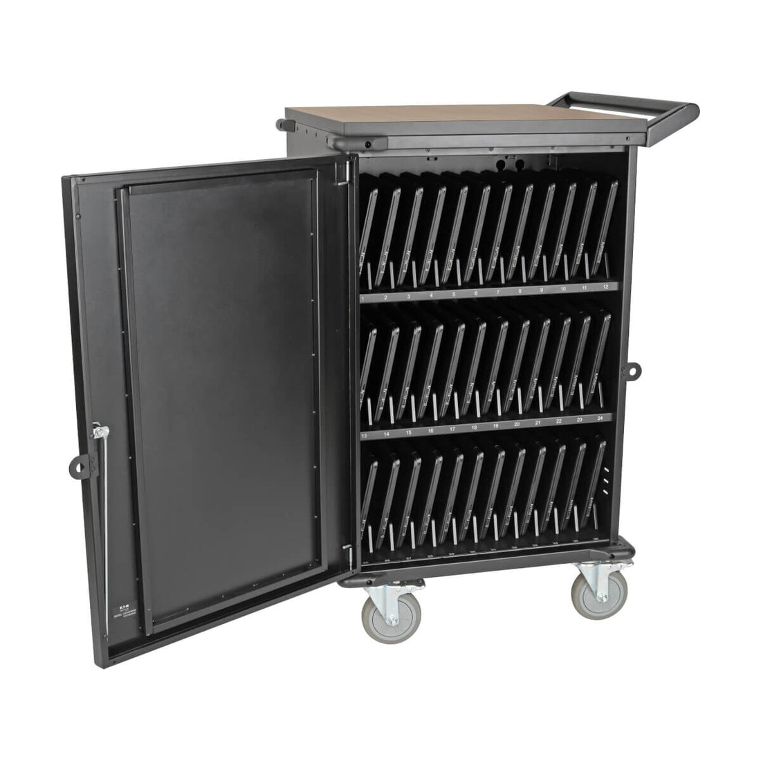 Eaton CSCXB36AC Multi-Device Charging Cart, 36 AC Outlets, Chromebooks and Laptops, 230V, BS 1363, Black - image 10