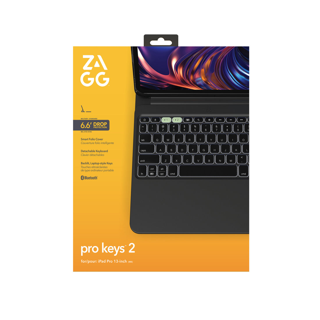 ZAGG Pro Keys 2 Apple iPad Pro 13" (M5/M4) Black UK - image 9