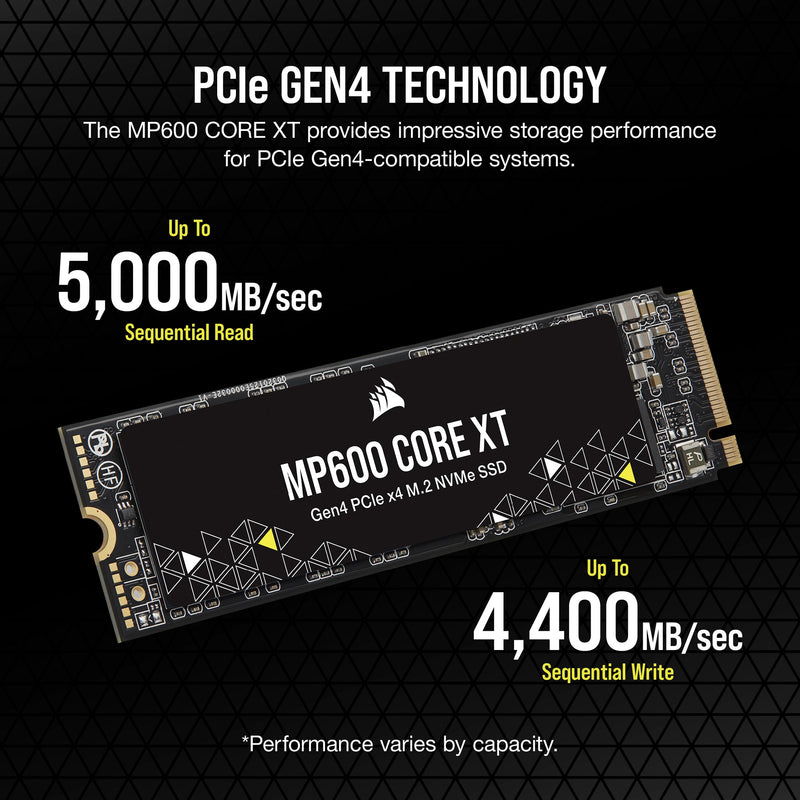 Corsair MP600 CORE XT 1 TB M.2 PCI Express 4.0 NVMe QLC 3D NAND
