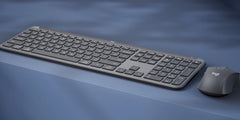 Logitech 920-012503 keyboard Mouse included Office RF Wireless + Bluetooth QWERTZ Swiss Graphite