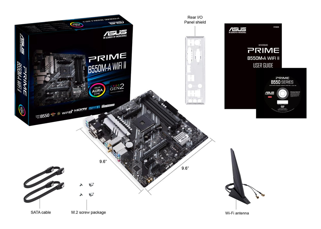 ASUS PRIME B550M-A WIFI II AMD B550 Socket AM4 micro ATX - image 8