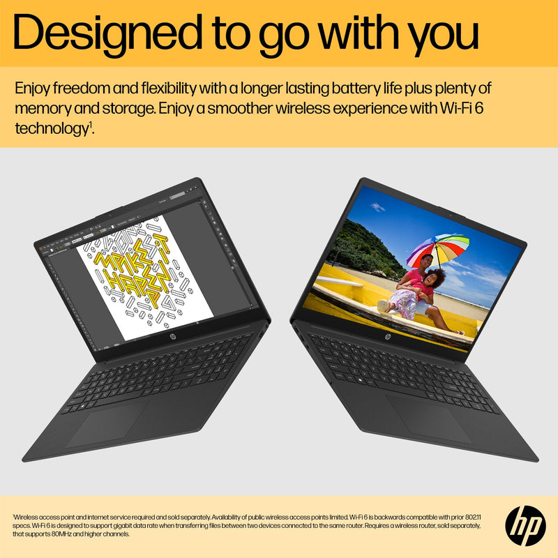 HP 15-fc0018na AMD Ryzen™ 3 7320U 15.6" Full HD Laptop, 4GB RAM, 128GB SSD, Windows 11 Home