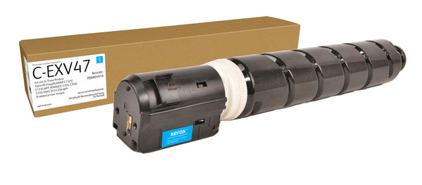 Everyday™ Cyan Remanufactured Toner by Xerox compatible with Canon C-EXV47 (8517B002), Standard capacity