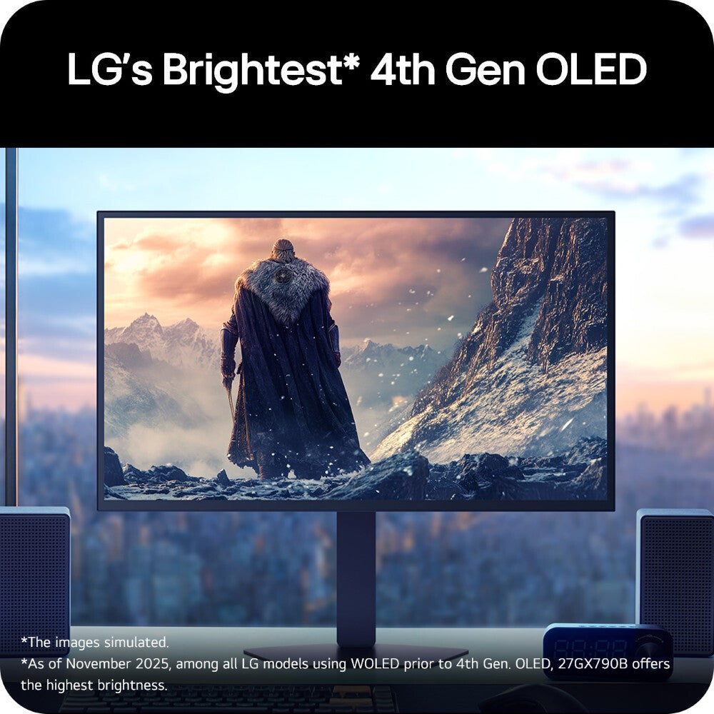 LG UltraGear GX7 WOLED 27-inch 4th Gen. QHD Gaming Monitorㅣ27GX790B with Dual-Mode(720Hz@HD, 540Hz@QHD) - image 9