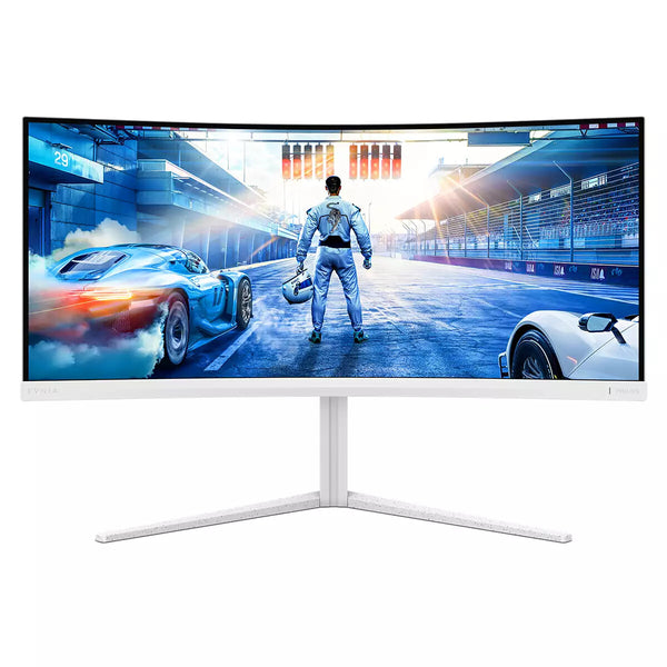 Philips Evnia 5000 – 34" UltraWide QHD 180Hz Monitor, White (34M2C5501A/00)
