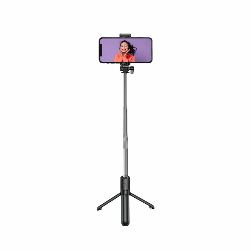 Juice JUI-SOC-4IN1-GLOW-BLK selfie stick Smartphone Black
