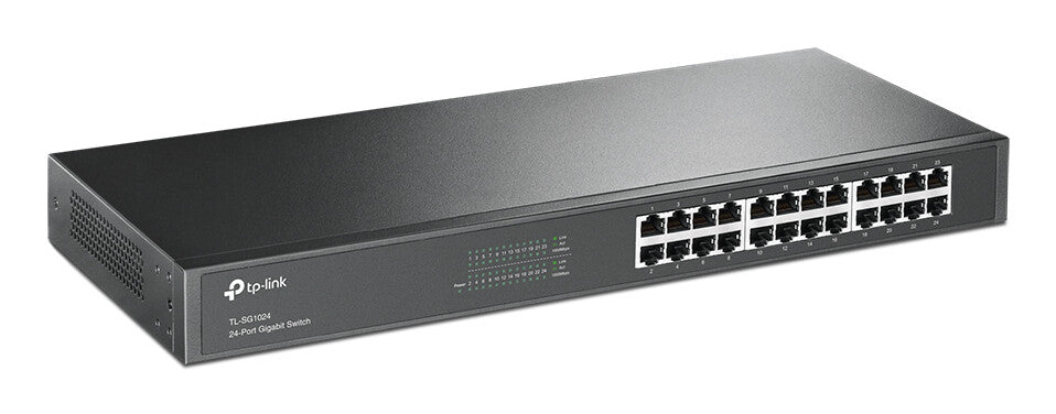 TP-Link TL-SG1024 network switch Unmanaged L2 Gigabit Ethernet (10/100/1000) Black - image 2