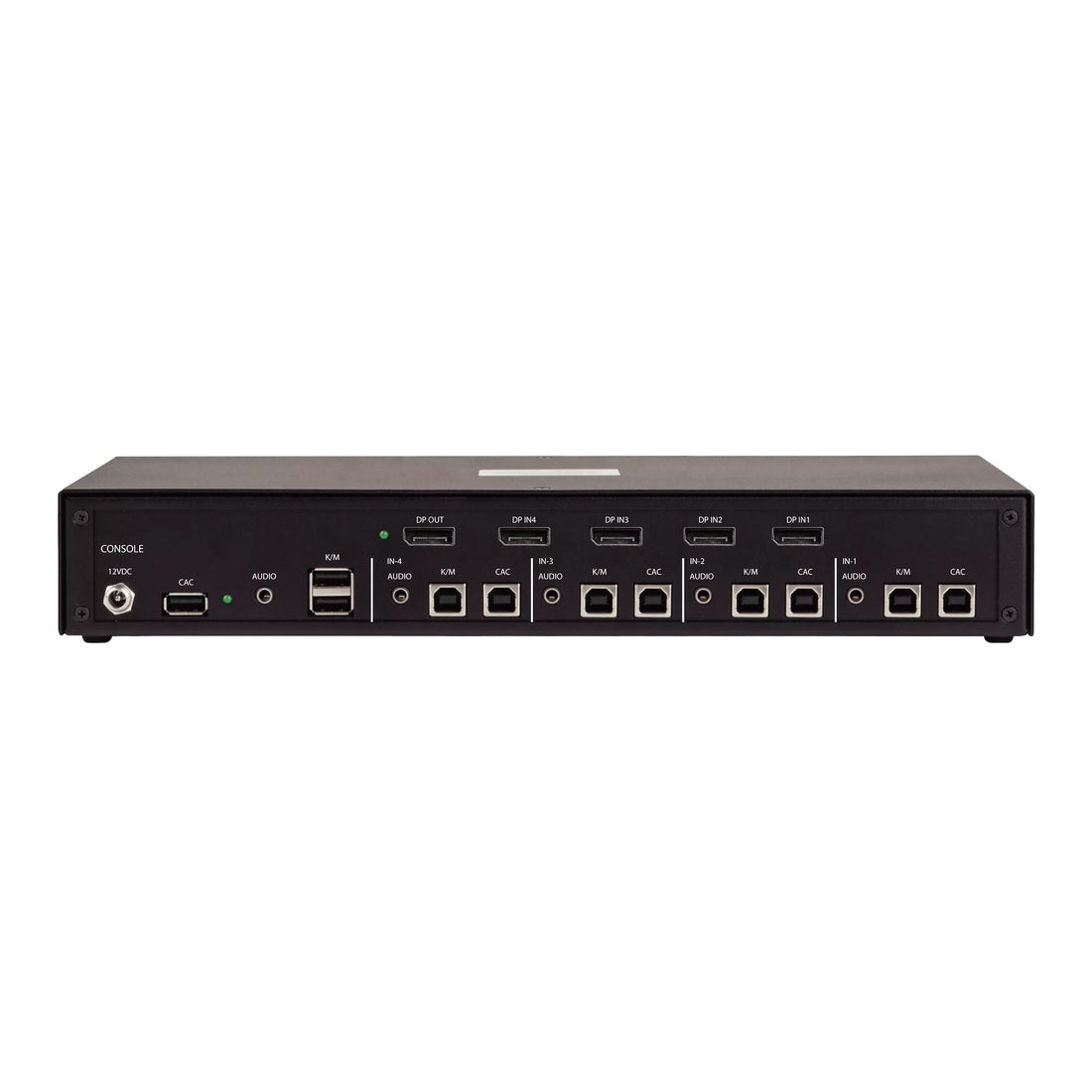StarTech.com Secure 4-Port KVM Switch, DisplayPort, 4K 60Hz, NIAP 4.0 Desktop KVM, CAC, Metal Housing, Made in - image 2