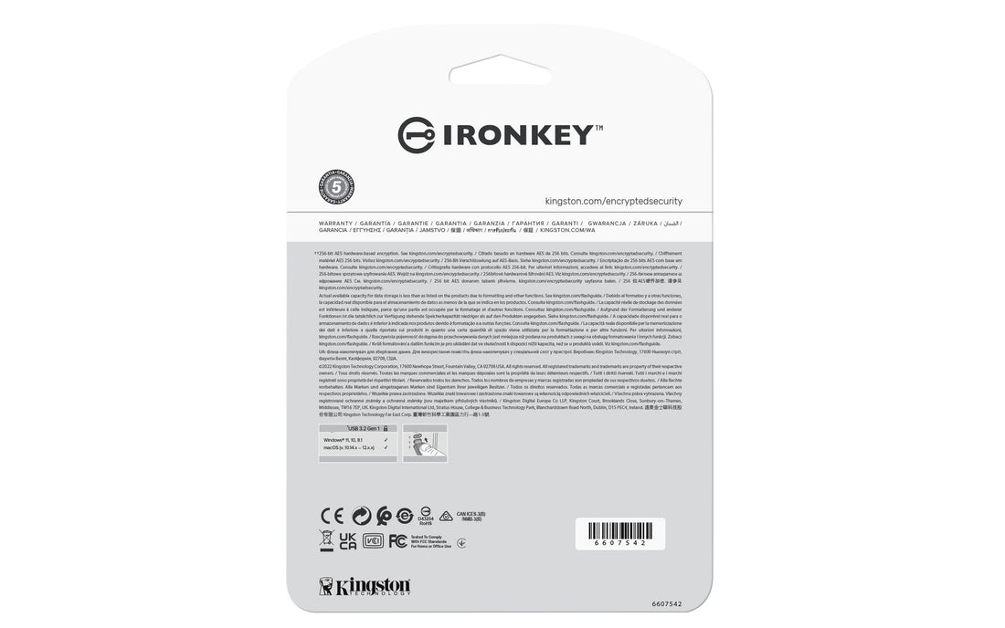 Kingston Technology IronKey 32GB USB-C Vault Privacy 50C AES-256 Encrypted, FIPS 197 - image 3