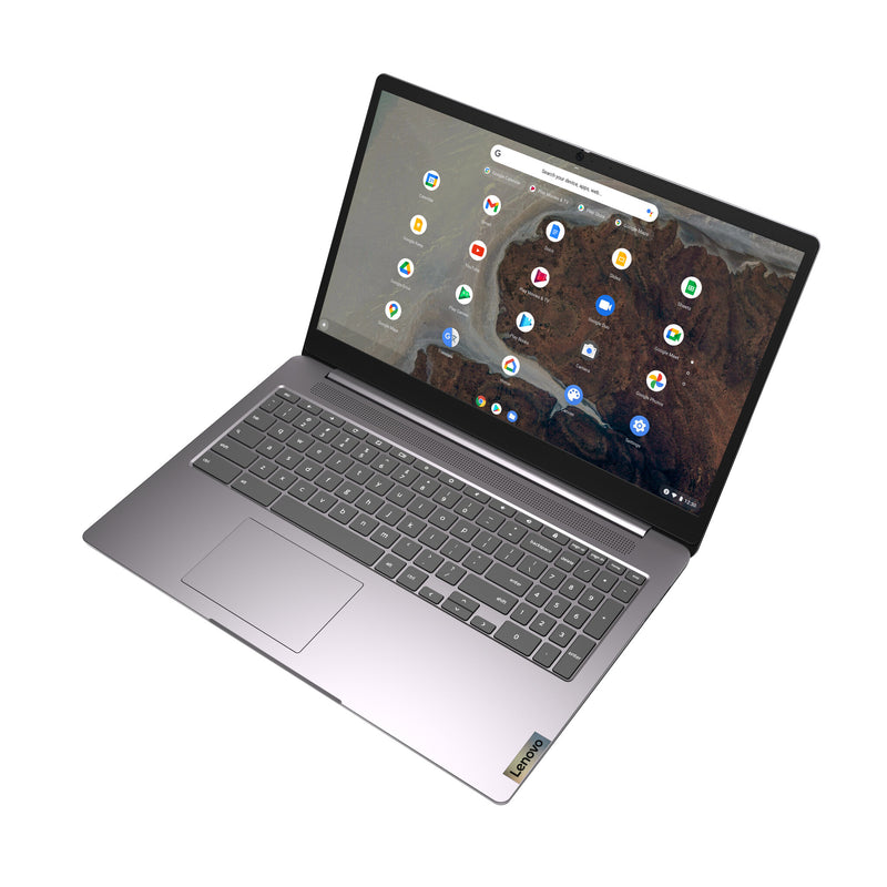 Lenovo IdeaPad 3 Chrome 15IJL6 Intel® Pentium® Silver N6000 Chromebook 39.6 cm (15.6") Full HD 8 GB LPDDR4x-SDRAM 128 GB eMMC Wi-Fi 6 (802.11ax) ChromeOS English Grey