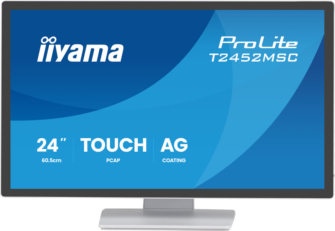 iiyama ProLite T2452MSC-W1AG computer monitor 24" 1920 x 1080 pixels Full HD LED Touchscreen White - image 3