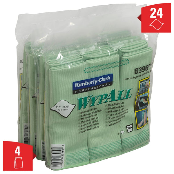 WypAll 8396 cleaning cloth Microfibre Green 6 pc(s)