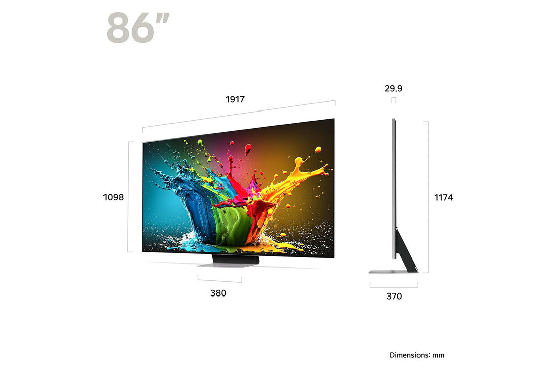 LG QNED MiniLED QNED99 2.18 m (86") 8K Ultra HD Smart TV Wi-Fi Silver - image 2