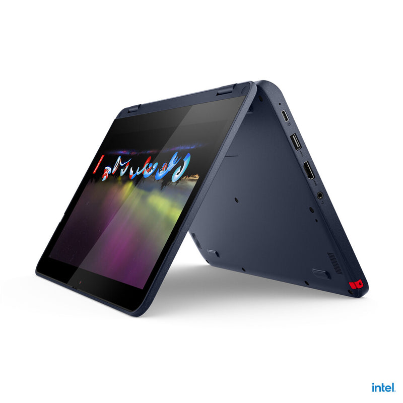 Lenovo 500w Gen 3 (Intel) Intel® Celeron® N5100 Hybrid (2-in-1) 29.5 cm (11.6") Touchscreen HD 4 GB LPDDR4x-SDRAM 128 GB SSD Wi-Fi 6 (802.11ax) Windows 11 Pro English Blue