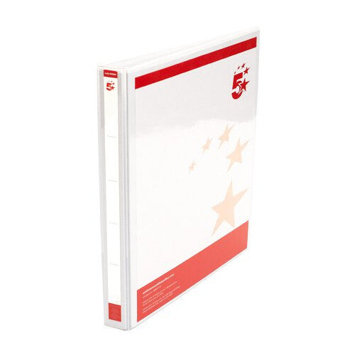 5Star 933004 ring binder A4 Red, White