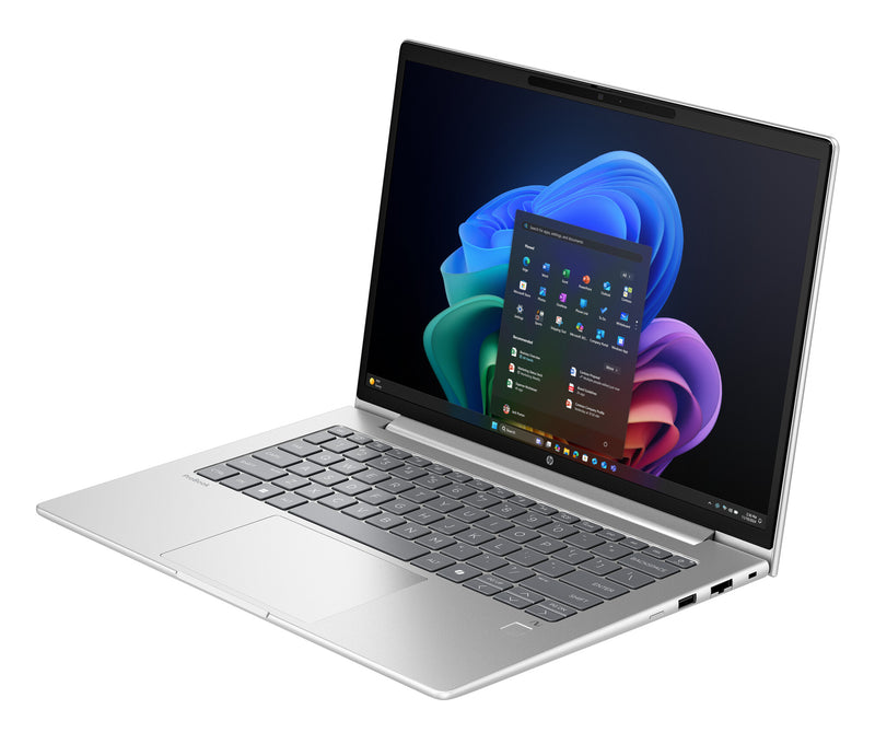 HP ProBook 4 G1q Next Gen AI PC Copilot+ PC Qualcomm Snapdragon X1-26-100 Laptop 35.6 cm (14") WUXGA 16 GB LPDDR5x-SDRAM 512 GB SSD Wi-Fi 6E (802.11ax) Windows 11 Pro Silver