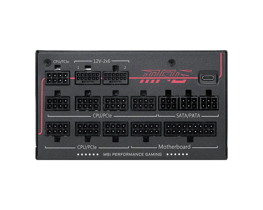 MSI MPG Ai1300TS PCIE5 power supply unit 1300 W 24-pin ATX ATX Black - image 2