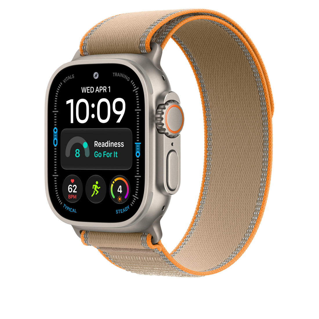 Apple 49mm Sand Trail Loop - M/L - Natural Titanium Finish - image 2