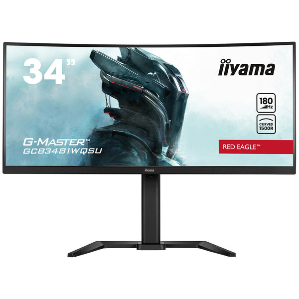 iiyama G-MASTER 34" UltraWide QHD 180Hz Curved Monitor (GCB3481WQSU-B1)
