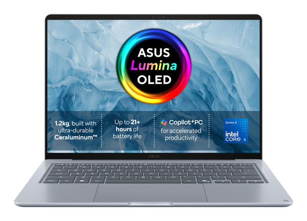 ASUS Zenbook 14 Laptop (90NB1941-M004F0) - Intel Core Ultra 5 325, 16GB RAM, 512GB SSD, Windows 11 Home