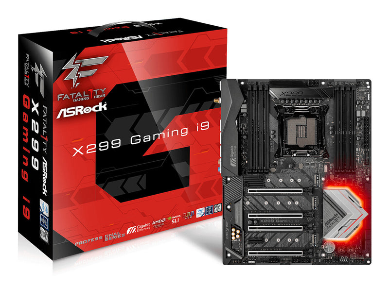 Asrock Fatal1ty X299 Professional Gaming i9 Intel® X299 LGA 2066 (Socket R4) ATX