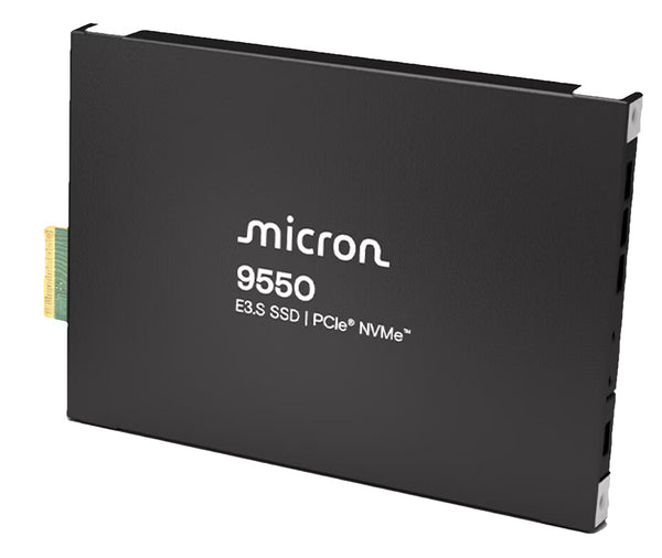 Micron 9550 MAX 25 TB E3.S PCI Express 5.0 NVMe 3D TLC NAND