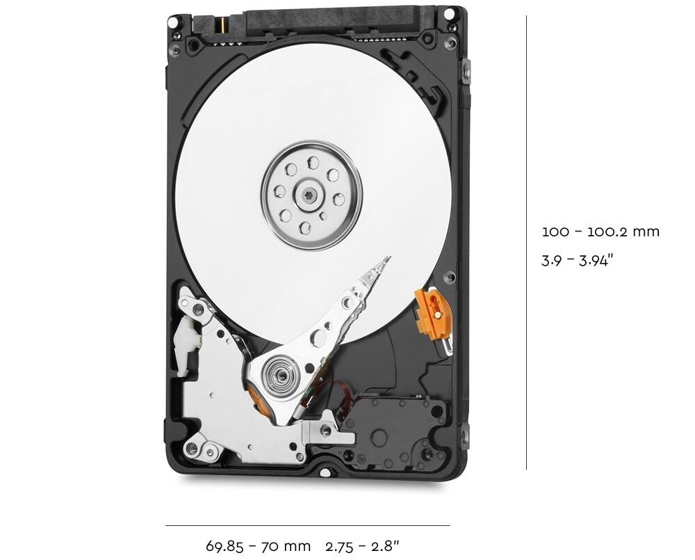 Western Digital Blue internal hard drive 2 TB 5400 RPM 128 MB 2.5" Serial ATA III - image 2