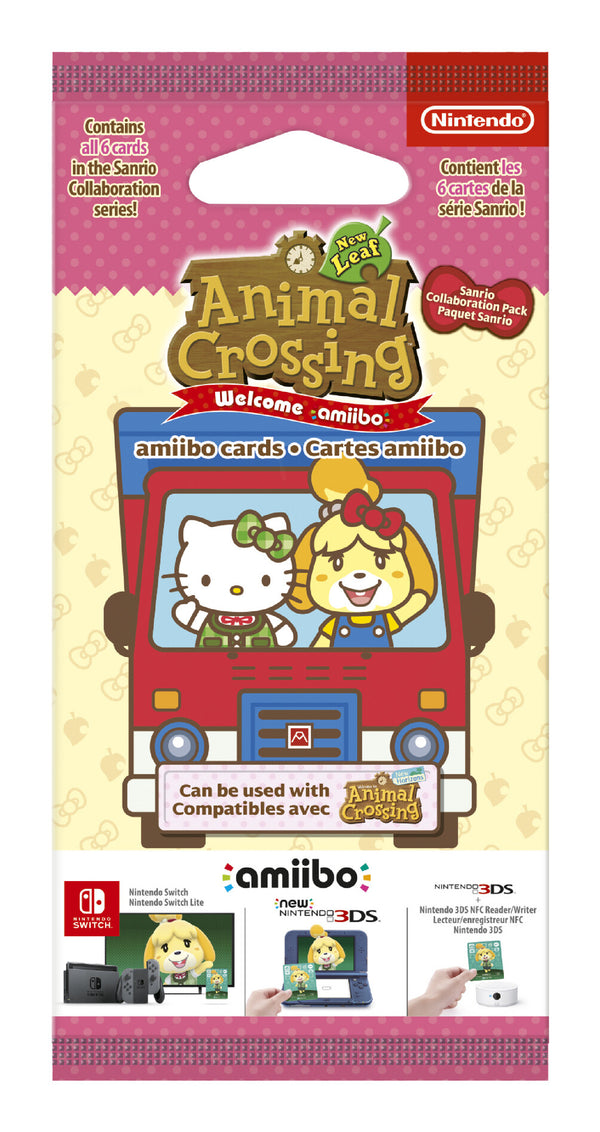 Nintendo Amiibo Cards Animal Crossing Sanrio Collaboration Pack video game accessory Card kit