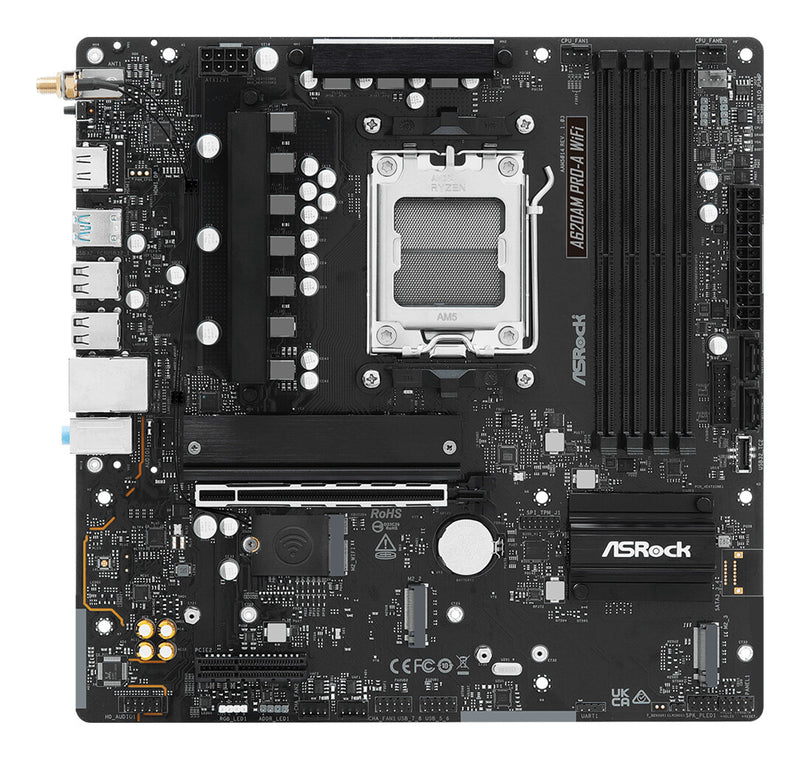 Asrock A620AM PRO-A WIFI motherboard AMD A620 Socket AM5 micro ATX