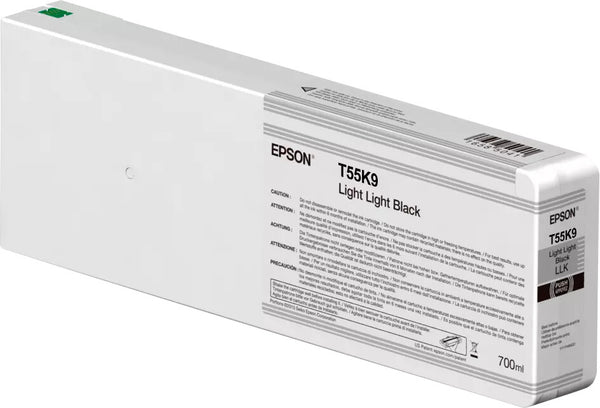 Epson Singlepack Light Light Black T55K900 UltraChrome HDX/HD 700ml