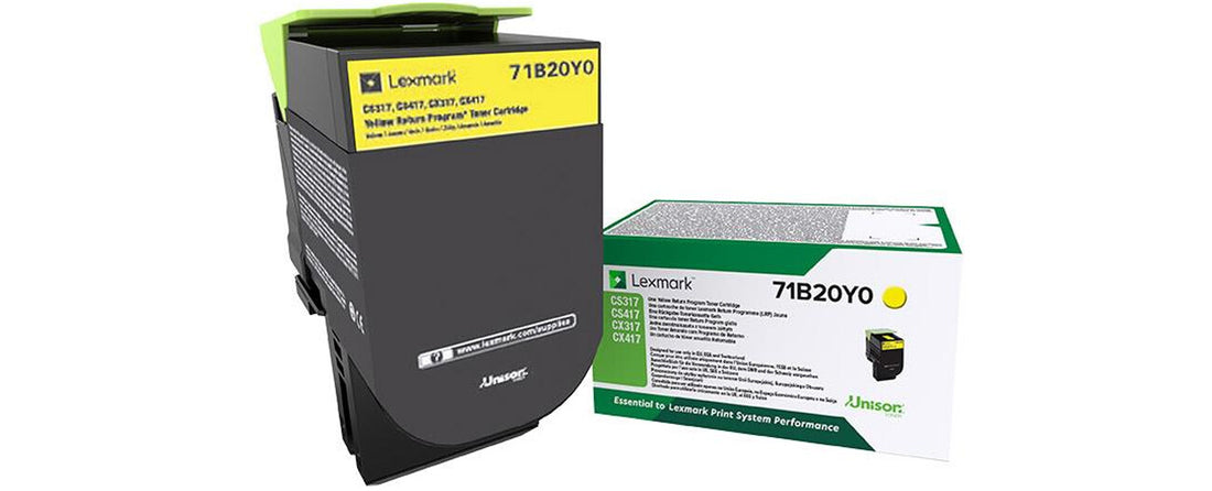 Lexmark 71B20Y0 toner cartridge Original Yellow