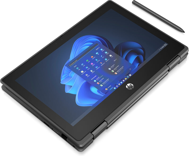 HP Pro x360 Fortis 11 inch G10 Notebook PC Intel® Core™ i3 i3-1210U Hybrid (2-in-1) 29.5 cm (11.6") Touchscreen HD 8 GB LPDDR4x-SDRAM 256 GB SSD Wi-Fi 6E (802.11ax) Windows 11 Pro Black