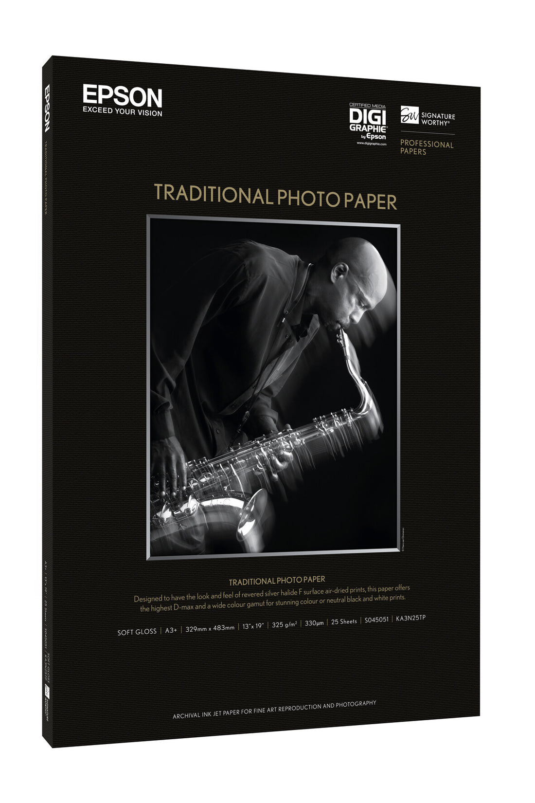 Epson Traditional Photo Paper, DIN A4, 325g/m2, 25 Sheets - image 3