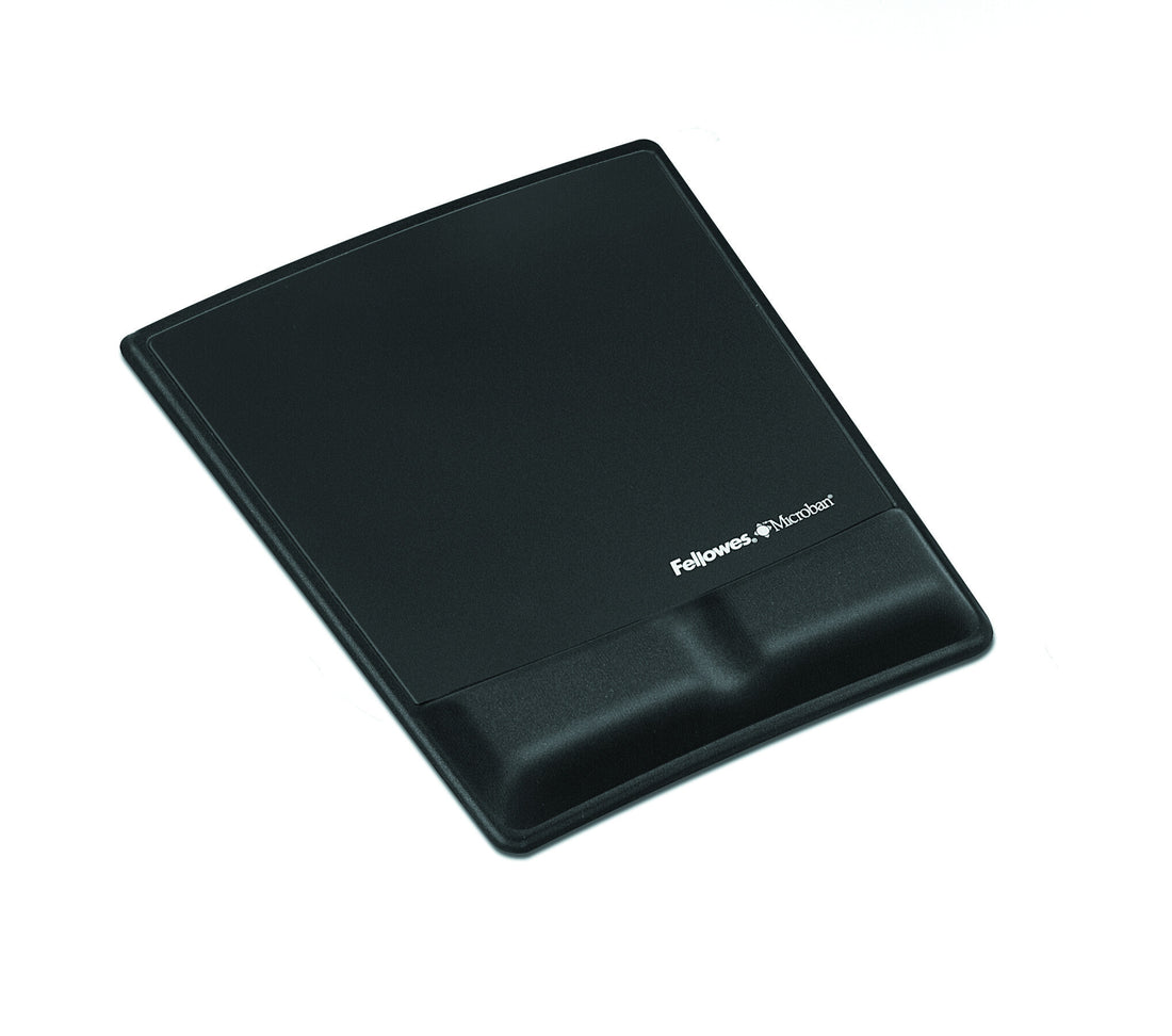 Fellowes Mouse Mat Wrist Support - Health-V Mouse Pad with Antibacterial Protection - Ergonomic Mouse Mat for