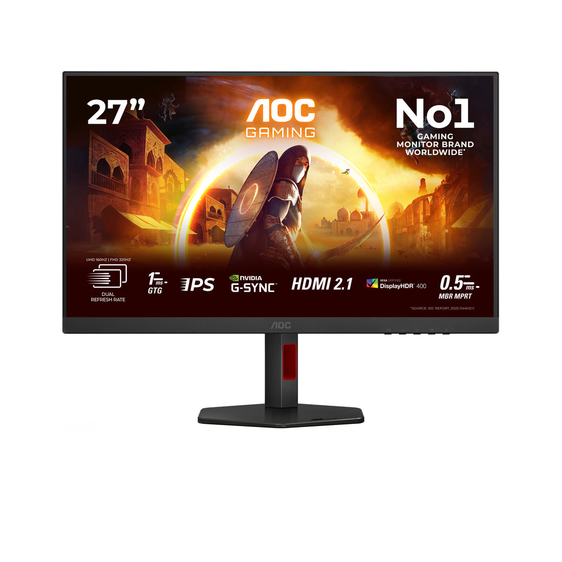 AOC G4 U27G4R computer monitor 27" 3840 x 2160 pixels 4K Ultra HD LED Black, Red
