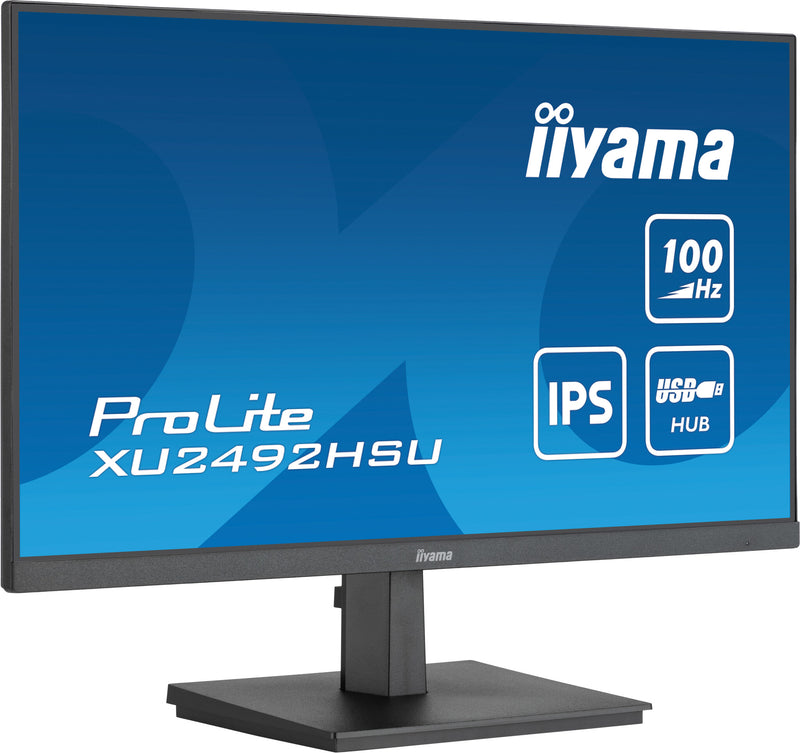 iiyama ProLite XU2492HSU-B6 computer monitor 60.5 cm (23.8") 1920 x 1080 pixels Full HD LED Black