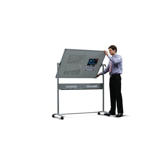 Nobo Impression Pro Steel Magnetic Mobile Whiteboard 1200x900mm - image 5