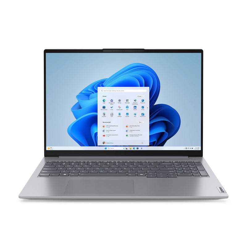Lenovo ThinkBook 16 G7 ARP AMD Ryzen™ 7 7735HS Laptop 40.6 cm (16") WUXGA 16 GB DDR5-SDRAM 512 GB SSD Wi-Fi 6E (802.11ax) Windows 11 Pro UK English Grey