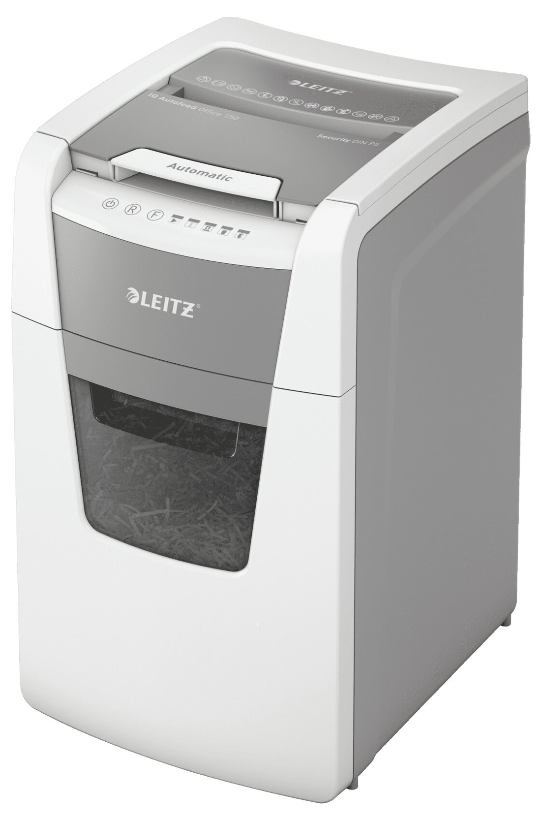 Leitz P5 44L paper shredder Micro-cut shredding 55 dB 23 cm Silver, Black, White, Grey - image 2