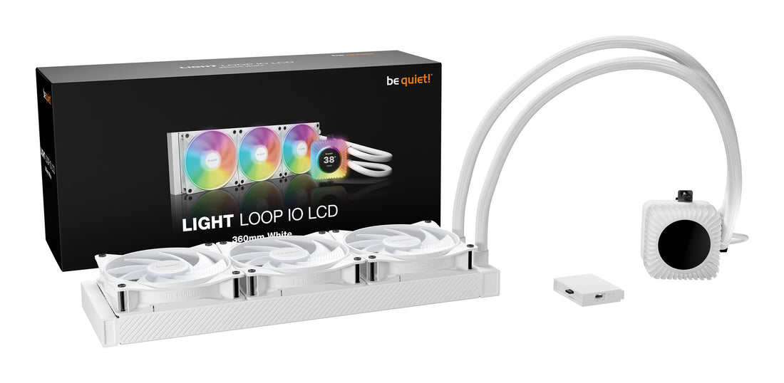 be quiet! Light Loop IO LCD 360 mm White - image 2