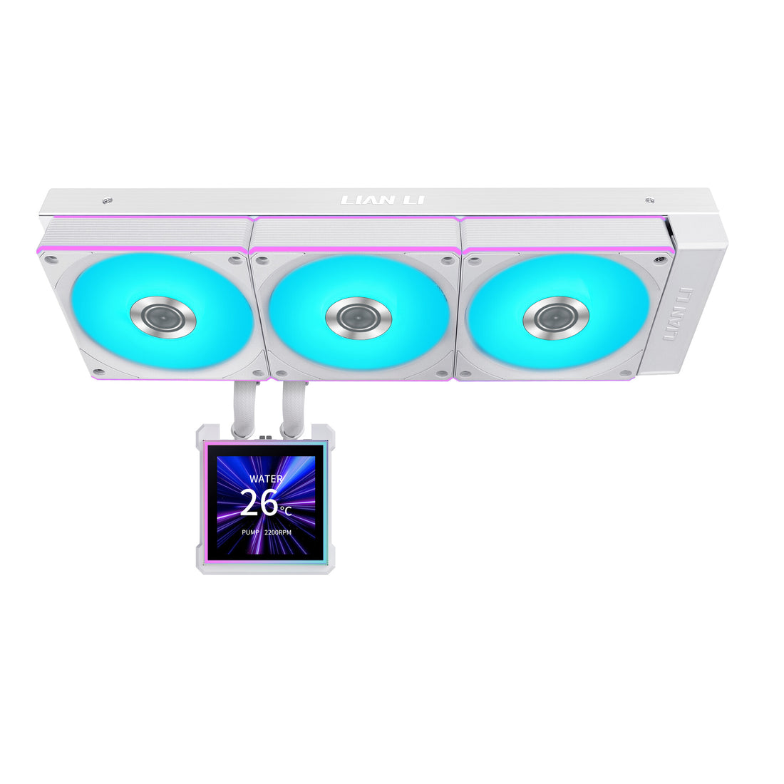 Lian Li HydroShift II LCD-S 360 CL Processor Liquid cooling kit 12 cm White - image 3