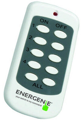 EnerGenie MIHO003 remote control Smart home device Press buttons