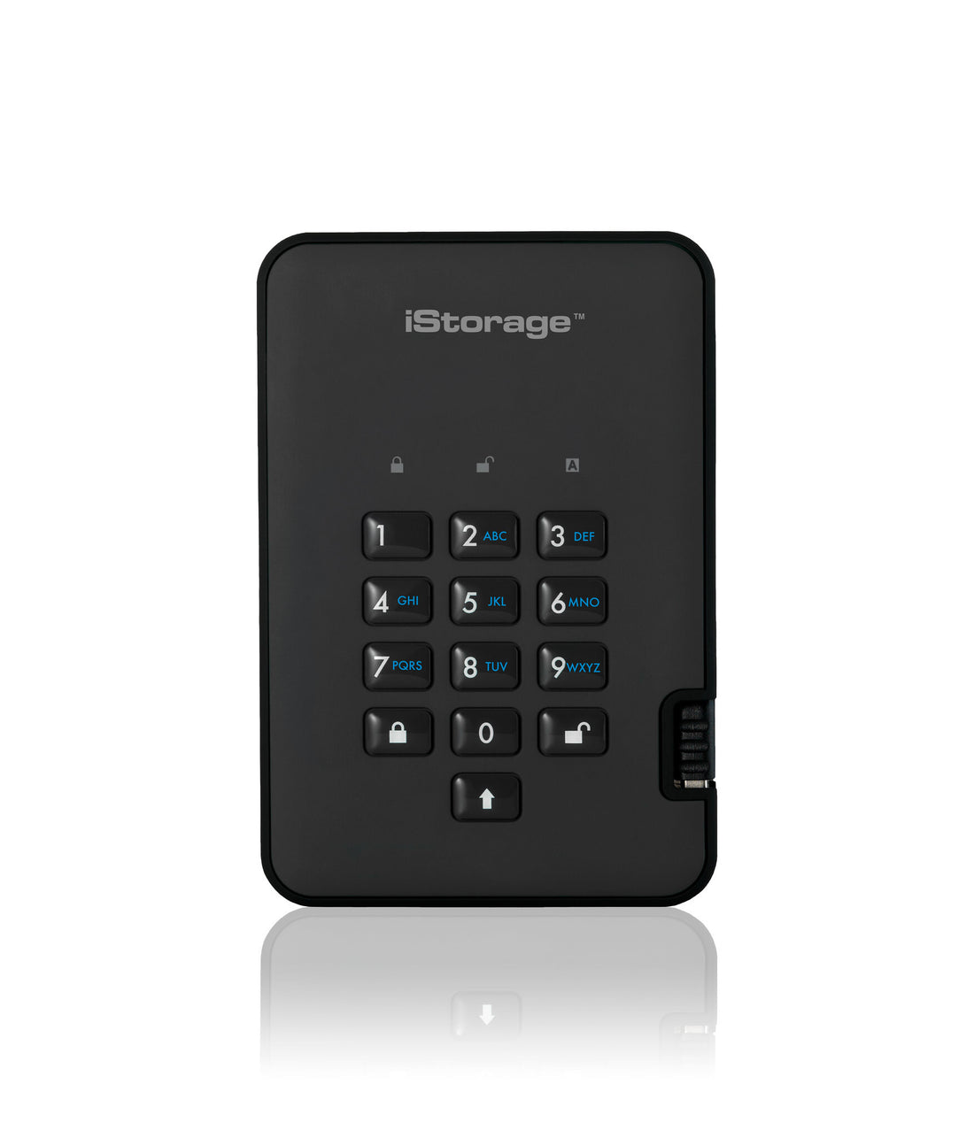 iStorage diskAshur² HDD 5TB Black | Secure Portable Hard Drive |AES-XTS 256-bit Hardware Encryption | PIN