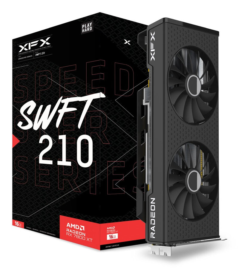 XFX RX-78TSWFTFP graphics card AMD Radeon RX 7800 XT 16 GB GDDR6