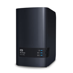 Western Digital My Cloud EX2 Ultra NAS Desktop Marvell Armada 385 1 GB DDR3 8 TB HDD My Cloud OS Black